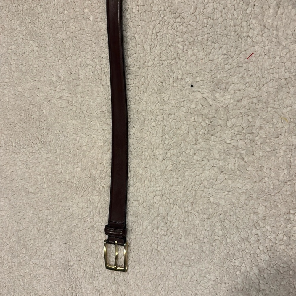 Brown Genuine Leather belt, size 42, great condition